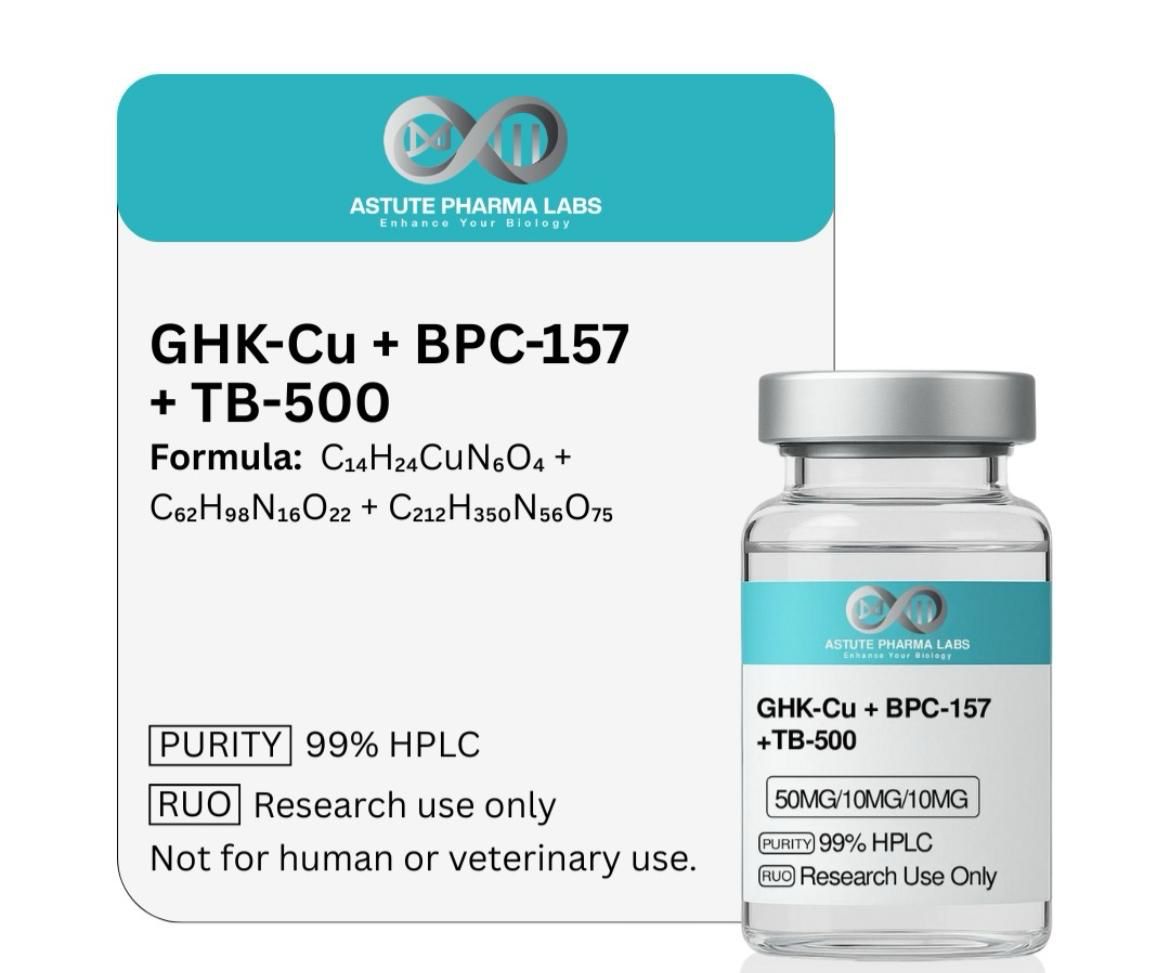 GLOW(BPC 157 10mg+GHK- CU50mg+TB500 10mg)